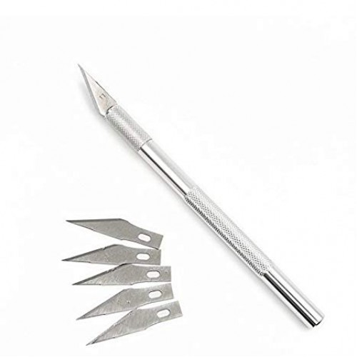  Metal Handle  Blade Knife (1 Set)